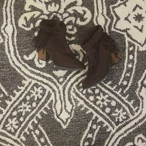 Brown booties